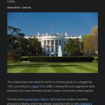 白宫宣布，美国对中国关税加至145%-棋牌策略-棋牌交流-棋牌技巧网